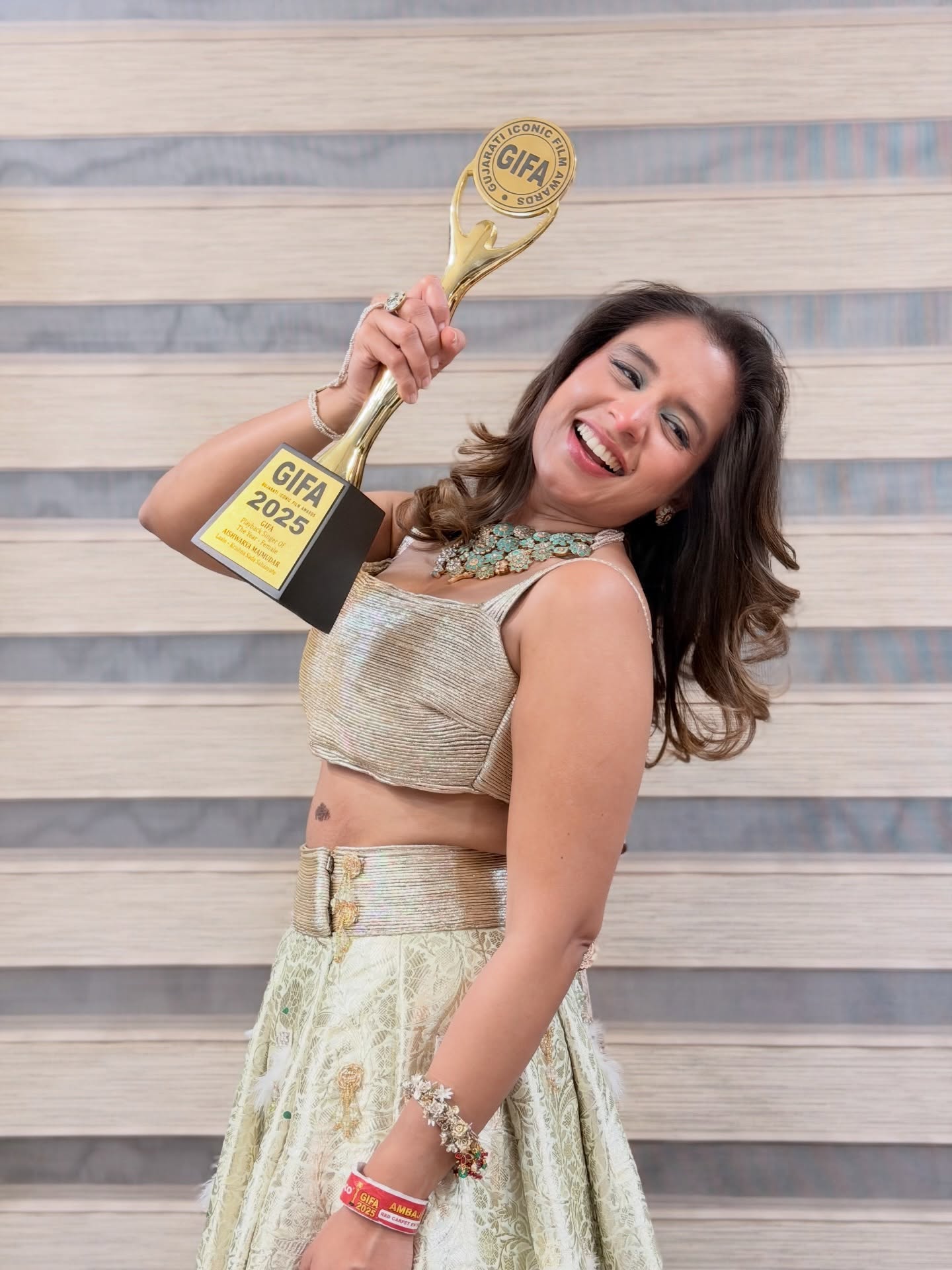 Aishwarya Majmudar in a graceful artistic portrait showcasing her elegance and artistry